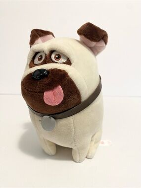 Ty The Secret Life of Pets Mel Plush Puppy Dog Pug Stuffed Animal Movie Toy 6”